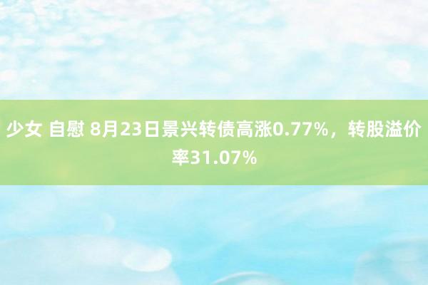 少女 自慰 8月23日景兴转债高涨0.77%，转股溢价率31.07%