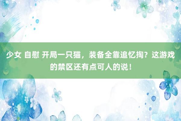 少女 自慰 开局一只猫，装备全靠追忆掏？这游戏的禁区还有点可人的说！